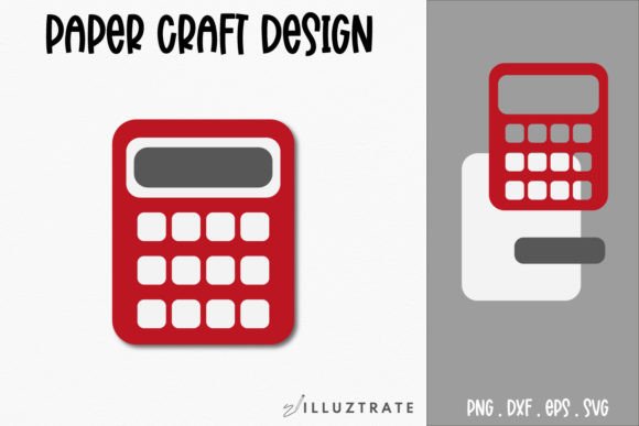 Download Calculator Paper Crafting SVG | School - Paper crafting Collection
